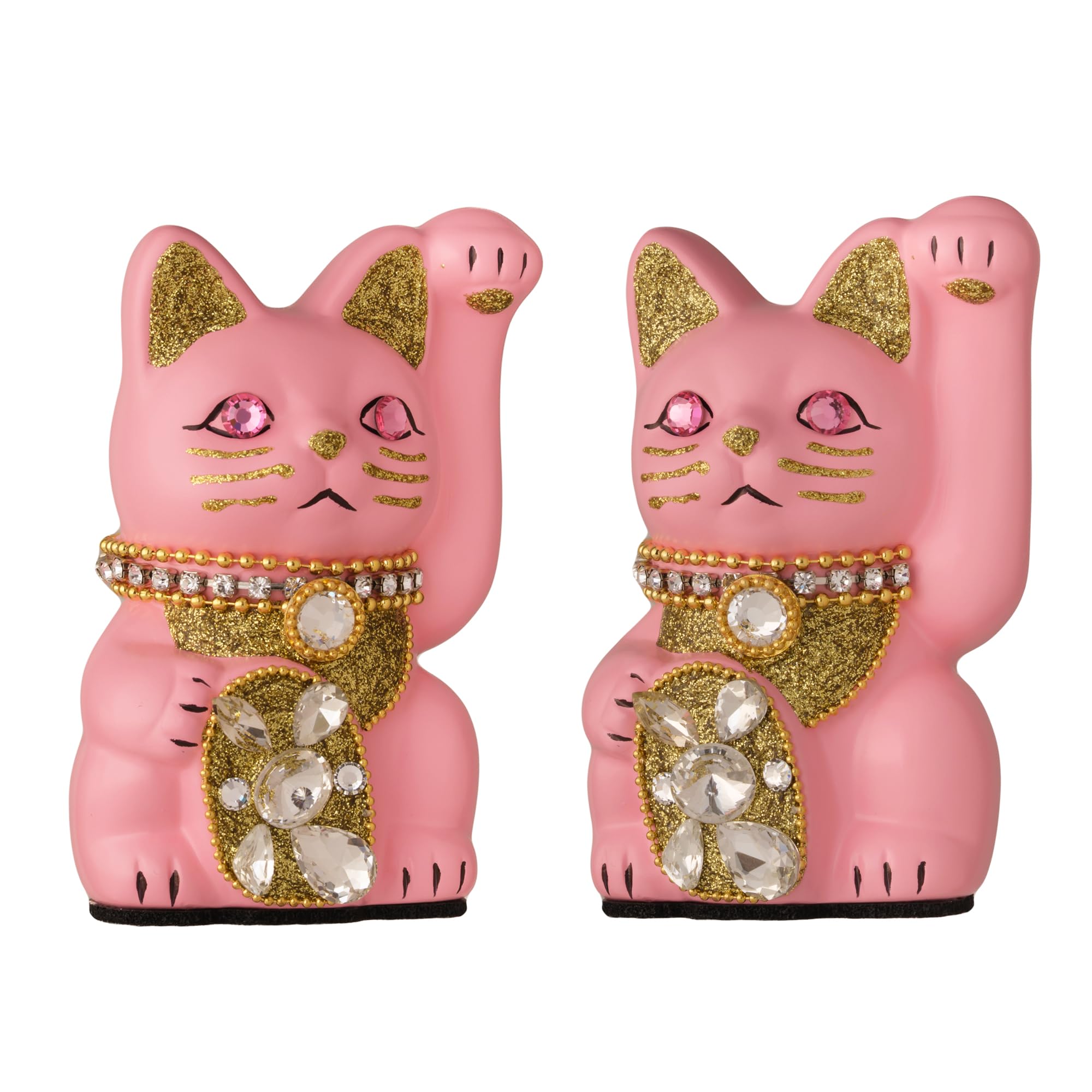 Amazon.co.jp: ご縁猫 ジュエリーキャット(S-SIZE ピンク Pink）左手